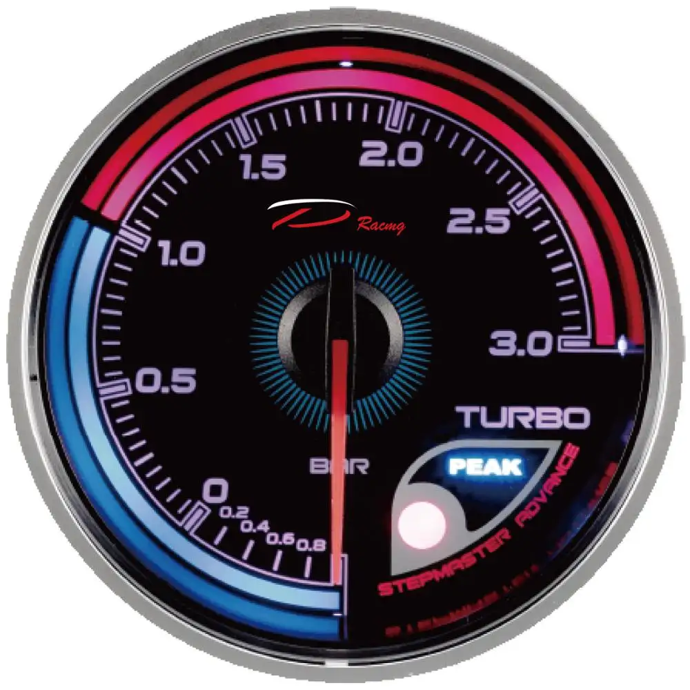 Đồng Hồ Đo Turbo Tăng Áp 60Mm, Màn Hình Led 256 Màu