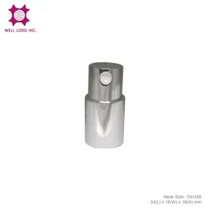 Buse en aluminium pour tête de spray de parfum, col de vis, acier inoxydable, or et argent, haute qualité