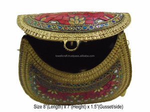 Bolso de mano de metal vintage - Product Image 6