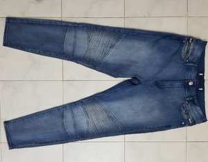 กางเกงยีนส์สีอ่อน/ลึกสำหรับสตรีผ้าฝ้ายฟอกสีทรงสต็อกมาก/จัดส่ง100% ส่งออกเสื้อผ้าบังคลาเทศ - Product Image 1