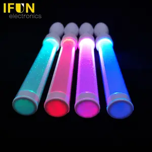 DMX Control 15 Different Colors 8 Zone Control Led Flashing Light Stick Wireless Remote Controlled Glow Led Stick