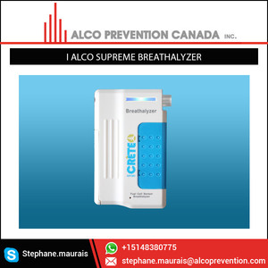 เครื่องตรวจวัดแอลกอฮอล์ในเลือดที่ดีที่สุด IAlco Supreme Breathalyzer สำหรับขาย - Product Image 2