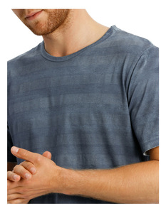 เสื้อยืดแขนสั้นเข้ารูปผ้าฝ้าย100% คุณภาพสูงเสื้อเชิ้ตแขนสั้นที่กำหนดเองพิมพ์ลายทางตัดกันทรงหลวมใส่ได้พอดีกับฤดูร้อน - Product Image 4