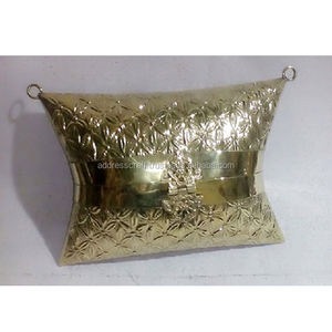 New Arrival Bohemia Style Metal <b>Gold</b> Purse Hand <b>Bag</b> Women Clutch <b>Wedding</b> Party Events Use Decorative Brass Purse - Product Image 1