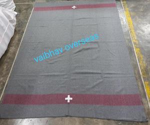 Haute qualité 80% laine ignifuge robuste Camping en plein air couverture portable Portable différentes tailles couleurs pique-niques hôpital - Product Image 4