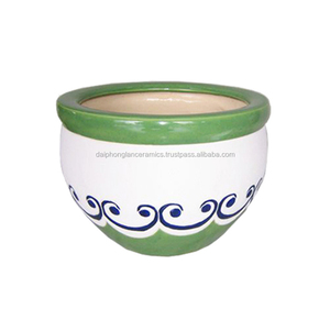 Macetas y jardineras de cerámica decorativas para interiores, más vendidas, macetas de cerámica esmaltada para decoración del hogar y jardín - Product Image 2