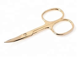 Kaneka Enterprises Gold <b>Nail</b> <b>Scissors</b> Extremely Sharp Beauty <b>Scissors</b> with Custom Logo Manicure & Pedicure <b>Scissor</b> - Product Image 2