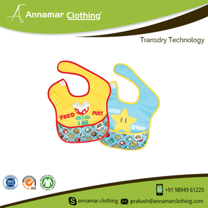 ผ้ากันเปื้อนผ้าฝ้ายทรงสามเหลี่ยมสำหรับเด็กทารก,กันน้ำได้กำหนดโลโก้ได้ตามต้องการ - Product Image 6