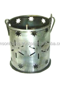 Luxury Decorative White Mosaic <b>Glass</b> Votive <b>Candle</b> <b>Holder</b> - Product Image 4