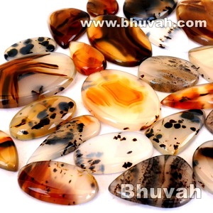 Cabujón de ágata Montana natural de alta calidad brillante de buena calificación más vendida - Product Image 3