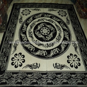 Geko Designs - Sábanas de Cama Queen Size de Algodón Estampado Tejido y Tapices Decorativos Lavables, Proveedor Mayorista de la India - Product Image 3