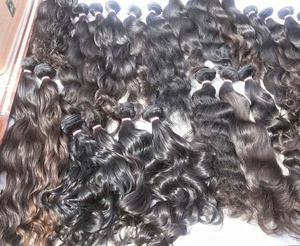 Yannai — cheveux blonds, trame faite à la MACHINE, en vrac, sortie d'usine, 2018 - Product Image 1