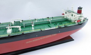 British Pioneer Crude Oil <b>Tanker</b> Wooden Model Boat Handicraft Novelty Gift - Product Image 2