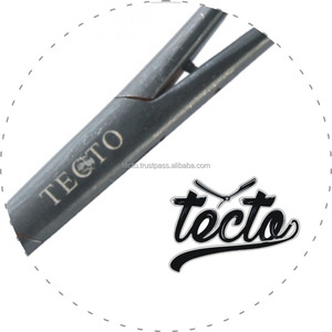 Pince de pêche noire mate incurvée en acier inoxydable, poignée de verrouillage, outils d'attache à la mouche, pinces - Product Image 3