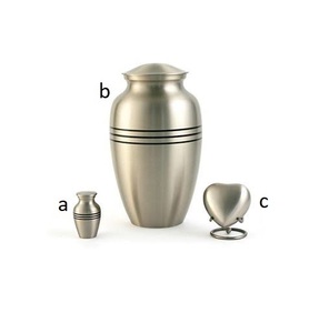 Aluminium Classique Prix de Gros Laiton Métal Qualité Unique Urnes Meilleures Ventes Crémation Cendres Humaines Pour Adulte - Product Image 1