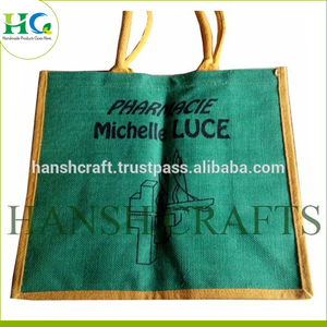 Sac fourre-tout en jute nouvellement conçu avec logo personnalisé cadeau d'affaires promotionnel au meilleur prix - Product Image 5