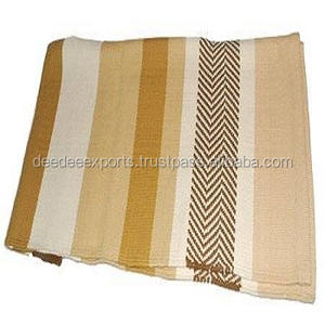 Haute qualité NBR coton imperméable rayé Mini Yoga Fitness tapis OEM marque privée pour adultes exercice à bas prix en Inde - Product Image 1