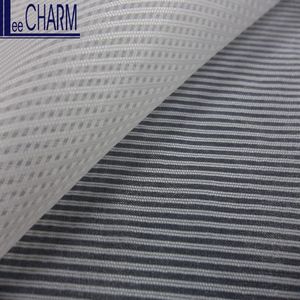 LCSH087 Moda Organza 100% Poliéster Gasa Tapicería Tela a rayas para vestidos Trajes Bodas Prendas Lencería - Product Image 5