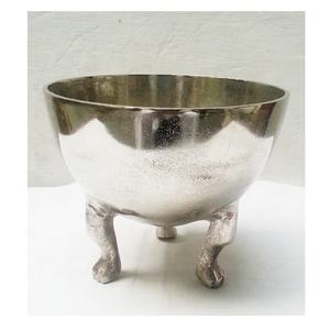Metal <b>Silver</b> Shinny Dough High Quality Stand <b>Bowl</b> Table Top Wedding Decoration Food Serving Aluminium Casting Food Grade <b>Bowl</b> - Product Image 6