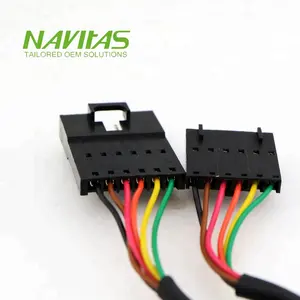 Arnés de cables Molex 50579406, conector hembra a macho, 2,54, 28awg, 6C, 6 pines, 2464mm