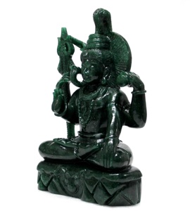 Statue d'aventurine, sculpture de Figurine en pierre précieuse, artisanal - Product Image 3