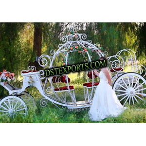Elegante Carruaje de Caballos de Cenicienta para Paseos de Princesa, Carruaje de Caballos de Cenicienta para Bodas Australianas, Carruaje de Novia de Cenicienta - Product Image 1