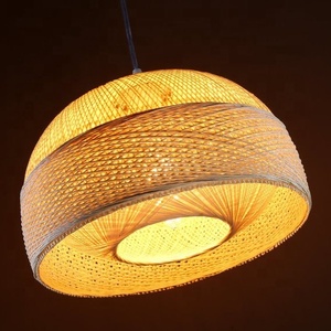 Lámpara Colgante Tejida Amarillo Claro Arturest de Vietnam - Product Image 3