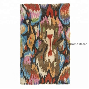 Alfombras de área al por mayor, tapete decorativo peludo marroquí, alfombras de lana hechas en la India, venta al por mayor, baratas - Product Image 5