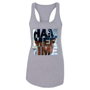 OEM Wholesale Women's Breathable Sports Yoga Fitness Tank <b>Tops</b> Quick Dry Custom Gym Workout Jersey <b>Top</b> - Product Image 5