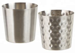 Vaso de metal Fry Cup de 400ml de acero inoxidable con acabado en cobre para fiestas - Product Image 4