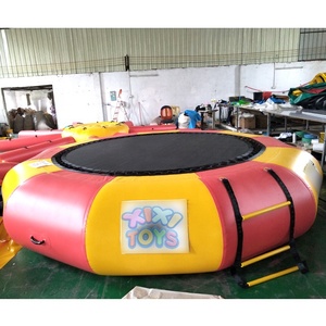 XIXI 0,9mm Lona de PVC hermético duradero diámetro 4m trampolín de salto de agua inflable - Product Image 2