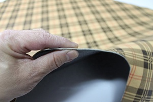 Cuero estampado de doble cara a cuadros y negros, piel de oveja suave, Napa, piel de oveja de la mejor calidad, venta al por mayor - Product Image 6