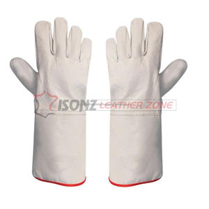 ถุงมือหนังวัว ISONZ สำหรับงานเชื่อม ทนความร้อน หนา 1.2 มม. ขายดี - Product Image 5