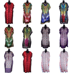 Latest Silk Dresses Sleeveless Maxi Women Long <b>Kaftan</b> - Product Image 1