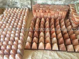 Lampe sel de roche en bois, pyramide du népal, basse chaude, décompression en bois - Product Image 5