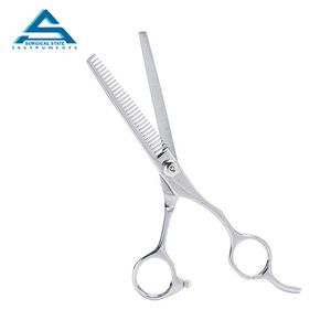 Ciseaux à effiler J2 en acier inoxydable avec manche en plastique et lame dentelée pour ciseaux de coiffeur l Ciseaux à effiler les cheveux - Product Image 5