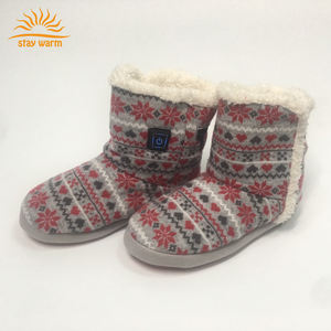 Chaussons pour chauffe-pieds, pantoufles d'intérieur et d'extérieur chauffante par batterie, haute qualité, OEM, - Product Image 1