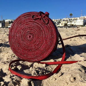 Túi Xách Tay Đi Biển 100% Handmade Bán Buôn Sản Phẩm Hot Túi Xách Mây Mua Với Số Lượng Lớn - Product Image 5