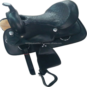 VENDO Nueva silla de montar De Cuero Negro occidental colores negro marrón bronceado IN; dólar 65 tallas 14 15 16 17 18 - Product Image 1