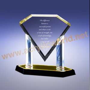 Bloc de trophées et trophées en cristal personnalisés - Product Image 6