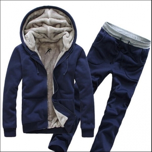 Ensembles d'entraînement et de jogging en polaire respirant à fermeture éclair intégrale sur mesure pour garçons, taille plus, hiver 2026 - Product Image 1