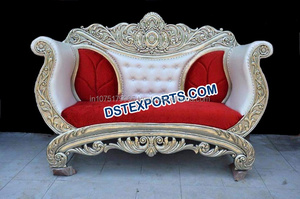 Sofá de lujo de estilo francés para boda, conjunto de sofá asiático para boda, indio, San Valentín, asiento de amor - Product Image 6