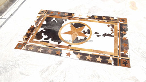 Cowhide Patch <b>Rug</b> - Product Image 4