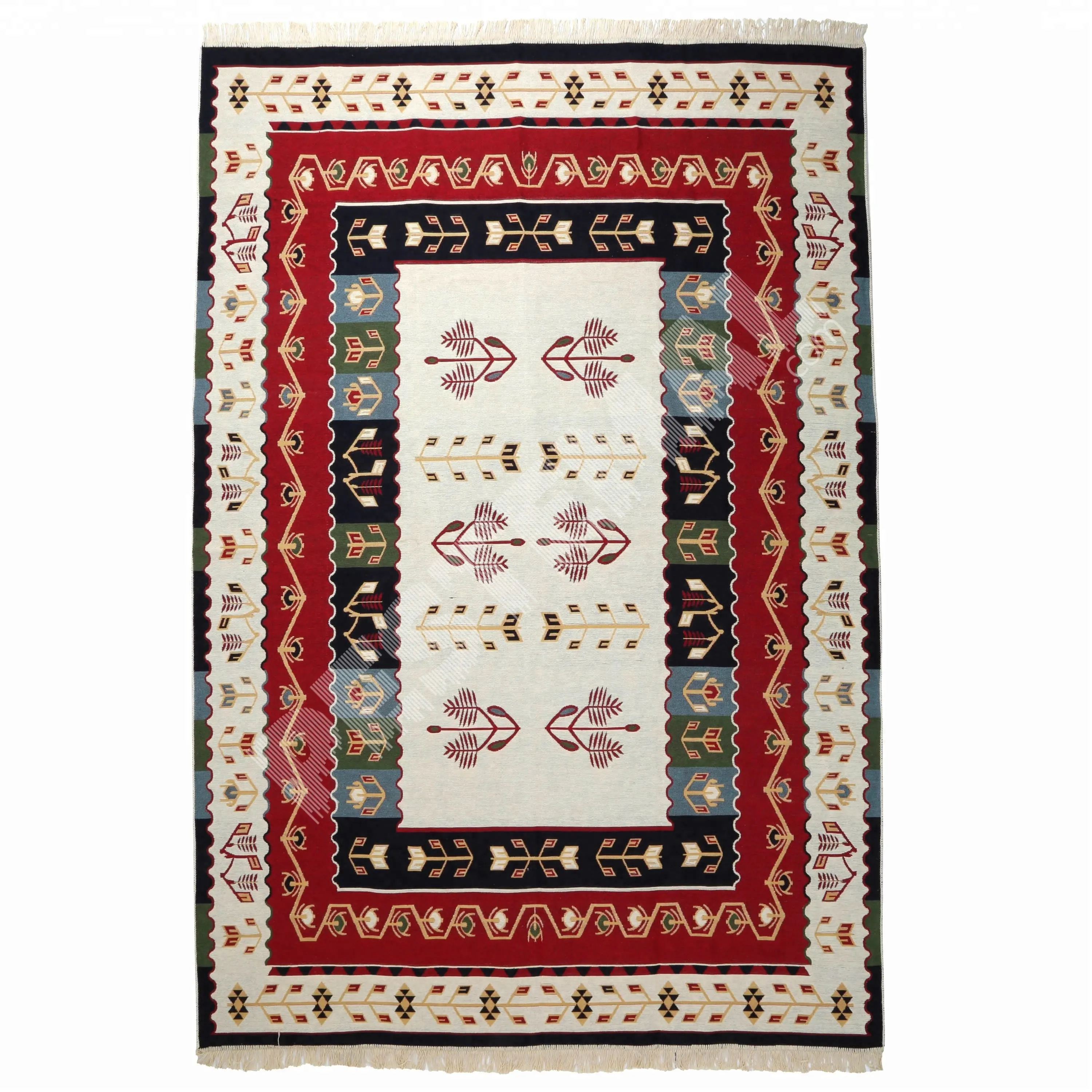 Wholesale Custom-Sized Turkish Carpets & Rugs Kilim Persian Rugs 90% Acrylic 10% Cotton for Living Room Hotel Space