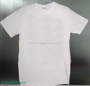 Camiseta 100% de algodón en blanco, camisa de diseño OEM, ajustada, con pantalla de seda impresa, tirupur, alta calidad, barata, venta al por mayor