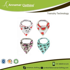 Wholesale Factory Price Comfortable Cotton Baby Bandana Drool Bibs - Product Image 3