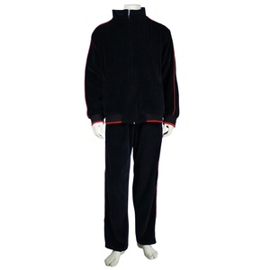 Chándal de invierno de peso pesado para hombre, jersey de lana, Sudadera con capucha, pantalones cálidos para correr, gimnasio al aire libre, conjunto atlético para clima frío - Product Image 1