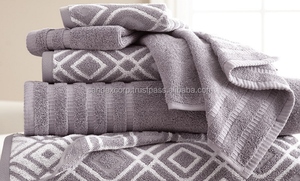 Serviette de bain 100% coton en multi design avec votre ensemble de serviettes de bain de couleur et de taille personnalisées pour la vente en gros en Inde - Product Image 6