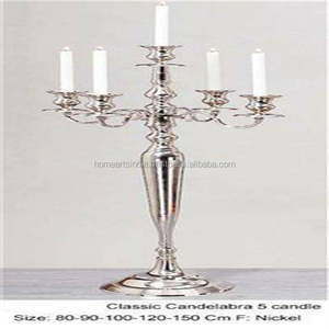 Antique Design <b>Gold</b> Color Wedding Tall <b>Candelabra</b> Large Size Table Top Wedding <b>Candelabra</b> for Best Selling - Product Image 2