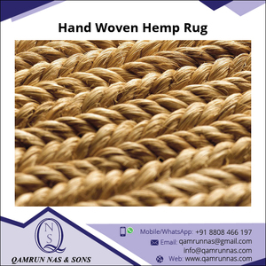 พรมปอกระเจากันลื่นคุณภาพระดับพรีเมี่ยมทำจากขนสัตว์ถักมือสไตล์ออสเตรเลียซักได้ใช้ในบ้านและสวดมนต์ - Product Image 3